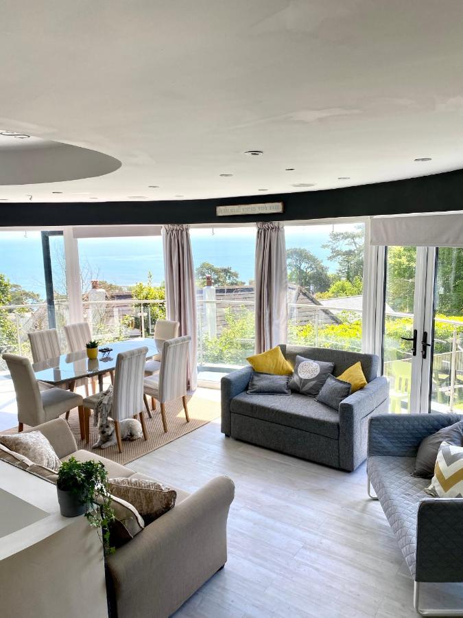 One Of The Best Properties In Lyme! Breathtaking Views Across The Whole Bay. 3 Stories With 2 Tier Veranda Around The Property. Sleeps 6 Lyme Regis Exteriér fotografie